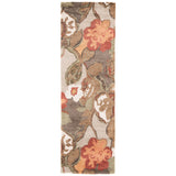 Jaipur Living Petal Pusher Handmade Floral Light Gray/ Multicolor Runner Rug (2'6"X8')