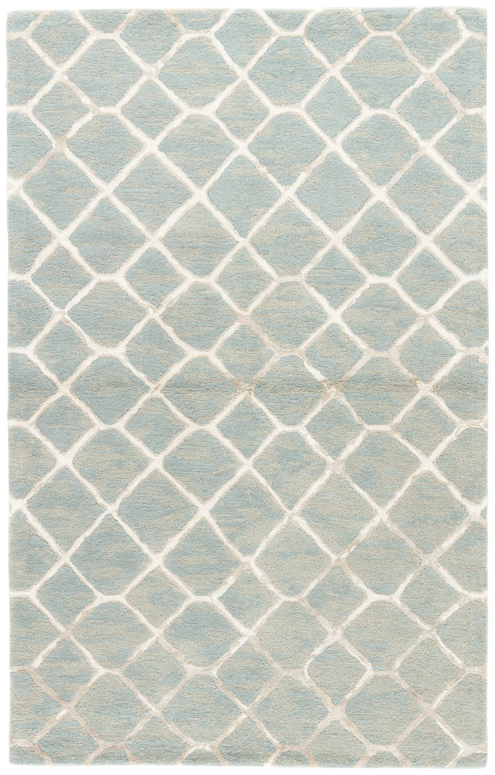 Jaipur Living Totten Handmade Trellis Blue/ Cream Area Rug (9'X12')