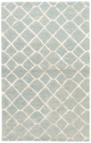 Blue Totten BL157 75% Wool 25% Viscose Hand Tufted Area Rug