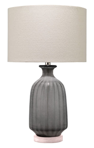 Jamie Young Co. Grey Frosted Glass Table Lamp BL616-TL41