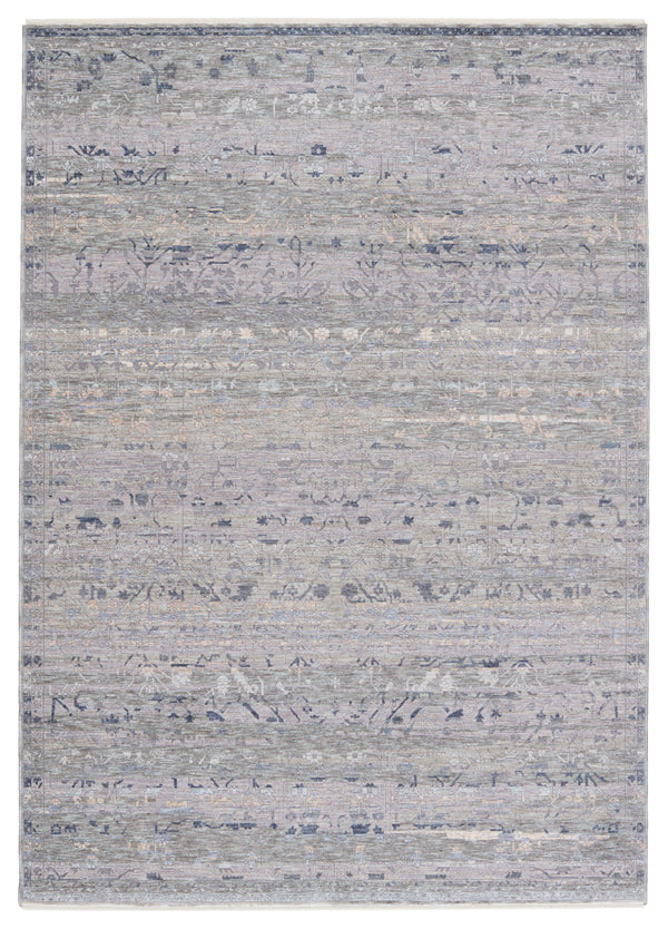 Jaipur Living Evolet Oriental Blue/ Gray Area Rug (9'6"X13')