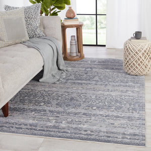Jaipur Living Evolet Oriental Gray/ Blue Area Rug (9'6"X13')