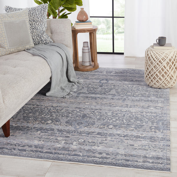 Jaipur Living Evolet Oriental Gray/ Blue Area Rug (9'6"X13')