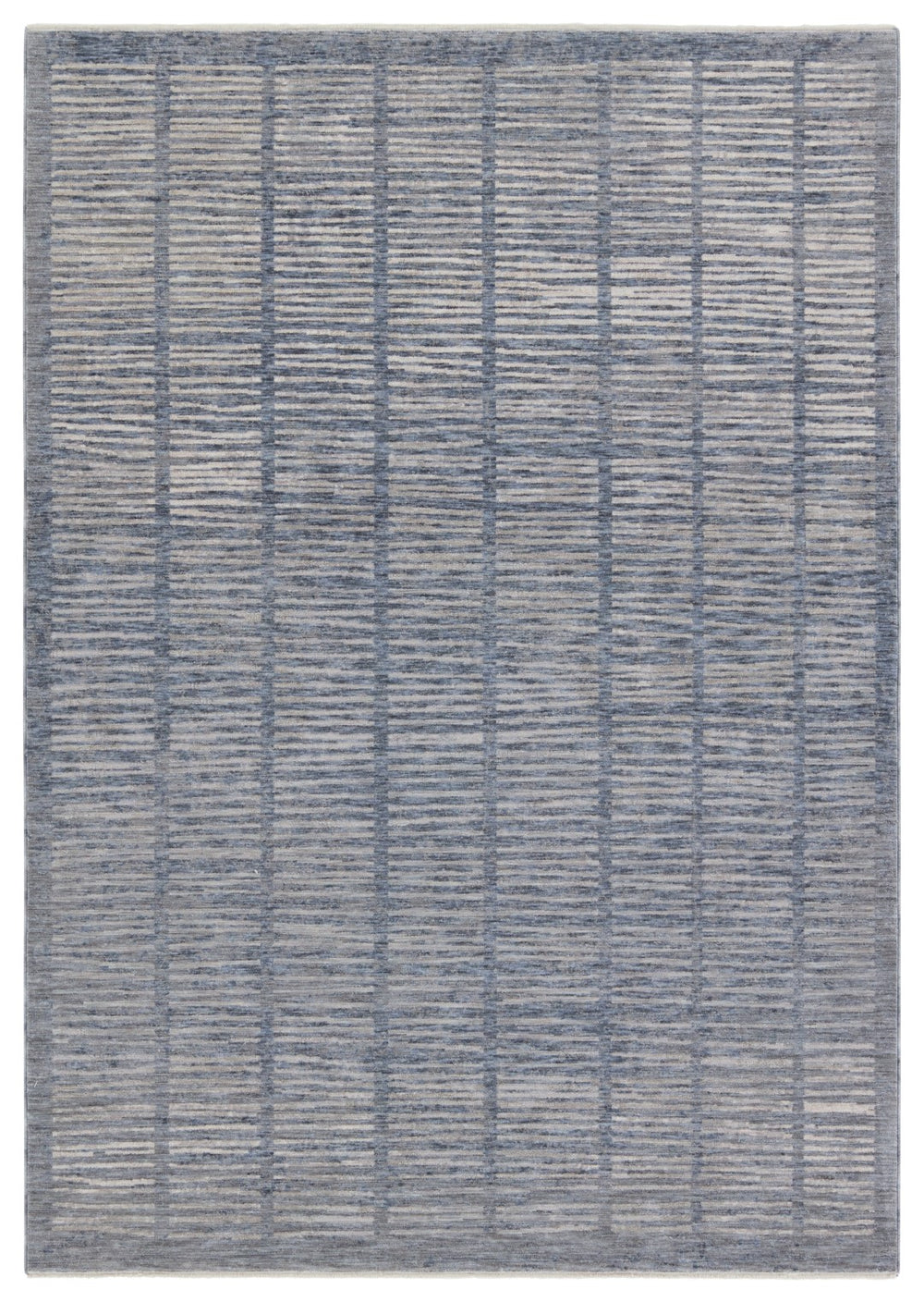 Jaipur Living Ballad Dounia BLA11 Power Loomed 100% Polyester Stripes Area Rug Blue 100% Polyester RUG156591