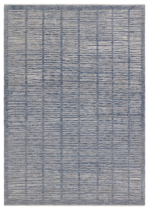 Jaipur Living Ballad Dounia BLA11 Power Loomed 100% Polyester Stripes Area Rug Blue 100% Polyester RUG156591