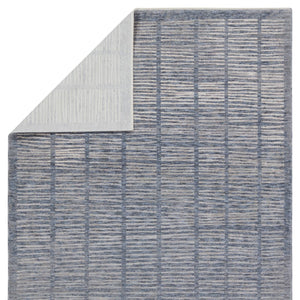 Jaipur Living Ballad Dounia BLA11 Power Loomed 100% Polyester Stripes Area Rug Blue 100% Polyester RUG156591