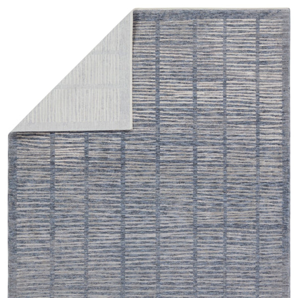 Jaipur Living Ballad Dounia BLA11 Power Loomed 100% Polyester Stripes Area Rug Blue 100% Polyester RUG156591