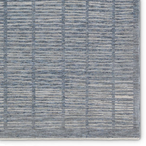 Jaipur Living Ballad Dounia BLA11 Power Loomed 100% Polyester Stripes Area Rug Blue 100% Polyester RUG156591
