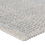 Jaipur Living Ballad Dounia BLA12 Power Loomed 100% Polyester Stripes Area Rug Light Gray 100% Polyester RUG156593