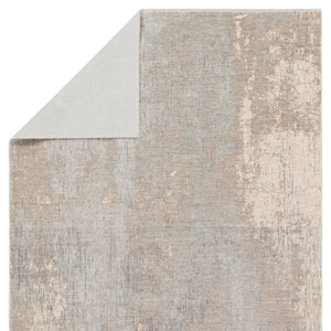 Jaipur Living Ballad Kosta BLA13 Power Loomed 100% Polyester Abstract Area Rug Taupe 100% Polyester RUG156595