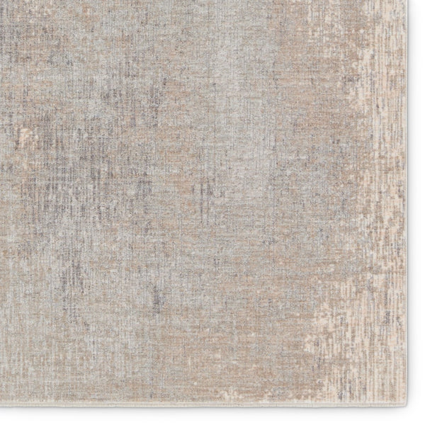Jaipur Living Ballad Kosta BLA13 Power Loomed 100% Polyester Abstract Area Rug Taupe 100% Polyester RUG156595