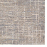 Jaipur Living Ballad Pinon BLA14 Power Loomed 100% Polyester Stripes Area Rug Silver 100% Polyester RUG156597