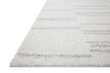 Loloi II Bliss Shag Collection White / Grey 9'-3" X 13' Area Rug