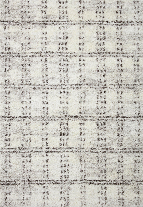 Loloi II Bliss Shag Collection Cream / Grey 9'-3" X 13' Area Rug
