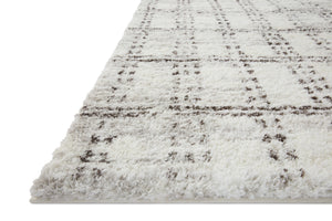 Loloi II Bliss Shag Collection Cream / Grey 9'-3" X 13' Area Rug