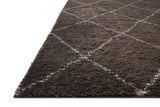 Loloi II Bliss Shag Collection Bark / Grey 9'-3" X 13' Area Rug