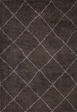 Loloi II Bliss Shag Collection Bark / Grey 9'-3" X 13' Area Rug