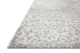 Loloi II Bliss Shag Collection Grey / White 9'-3" X 13' Area Rug