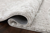 Loloi II Bliss Shag Collection Grey / White 9'-3" X 13' Area Rug