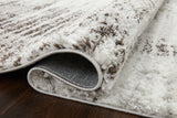 Loloi II Bliss Shag Collection Grey / Cream 9'-3" X 13' Area Rug