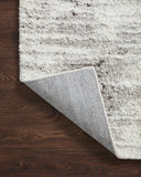 Loloi II Bliss Shag Collection Grey / Cream 9'-3" X 13' Area Rug