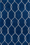 Momeni Bliss BS-12 Hand Tufted Contemporary Geometric Indoor Area Rug Navy 8' x 10' BLISSBS-12NVY80A0