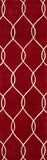 Momeni Bliss BS-12 Hand Tufted Contemporary Geometric Indoor Area Rug Red 8' x 10' BLISSBS-12RED80A0