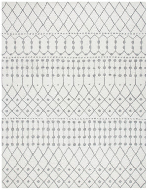 Aspen Blossom 115 Hand Tufted 100% Wool Pile Bohemian Rug Ivory / Grey 100% Wool Pile BLM115A-8