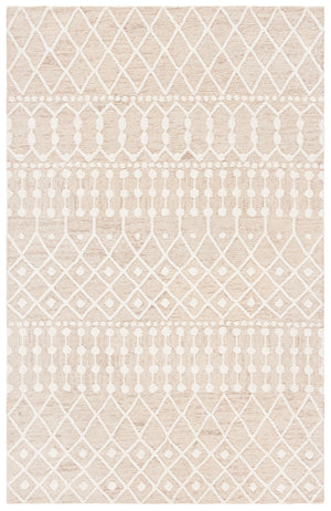 Aspen Blossom 115 Hand Tufted 100% Wool Pile Bohemian Rug Beige / Ivory 100% Wool Pile BLM115B-5