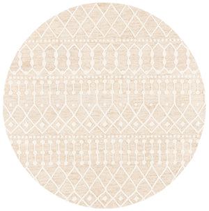 Aspen Blossom 115 Hand Tufted 100% Wool Pile Bohemian Rug Beige / Ivory 100% Wool Pile BLM115B-6R