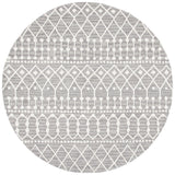 Blossom Aspen 115 Bohemian Hand Tufted 100% Wool Pile Rug Grey / Ivory