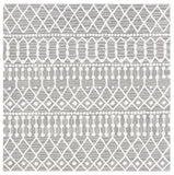 Blossom Aspen 115 Bohemian Hand Tufted 100% Wool Pile Rug Grey / Ivory