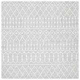 Blossom Aspen 115 Bohemian Hand Tufted 100% Wool Pile Rug Silver / Ivory