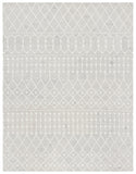 Aspen Blossom 115 Hand Tufted 100% Wool Pile Bohemian Rug Silver / Ivory 100% Wool Pile BLM115G-8