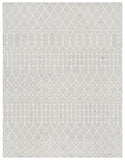 Blossom Aspen 115 Bohemian Hand Tufted 100% Wool Pile Rug Silver / Ivory