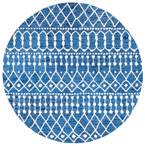 Aspen Blossom 115 Hand Tufted 100% Wool Pile Bohemian Rug Navy / Ivory 100% Wool Pile BLM115N-6R