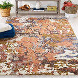 Safavieh Blossom 460 Floral Hand Tufted Rug Rust / Ivory BLM460P-8