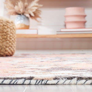 Safavieh Blossom 460 Floral Hand Tufted Rug Pink / Ivory BLM460U-8