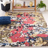 Safavieh Blossom 460 Floral Hand Tufted Rug Green / Ivory BLM460Y-5