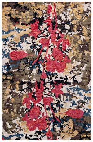 Safavieh Blossom 460 Floral Hand Tufted Rug Green / Ivory BLM460Y-5