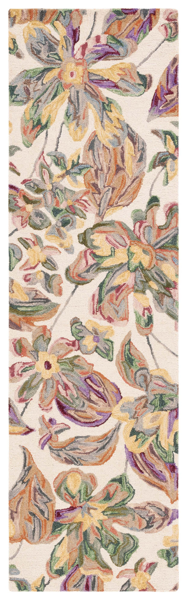 Safavieh Blossom 461 Floral Hand Tufted Rug Ivory / Plum BLM461A-8