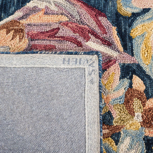 Safavieh Blossom 461 Floral Hand Tufted Rug Blue / Gold BLM461M-8