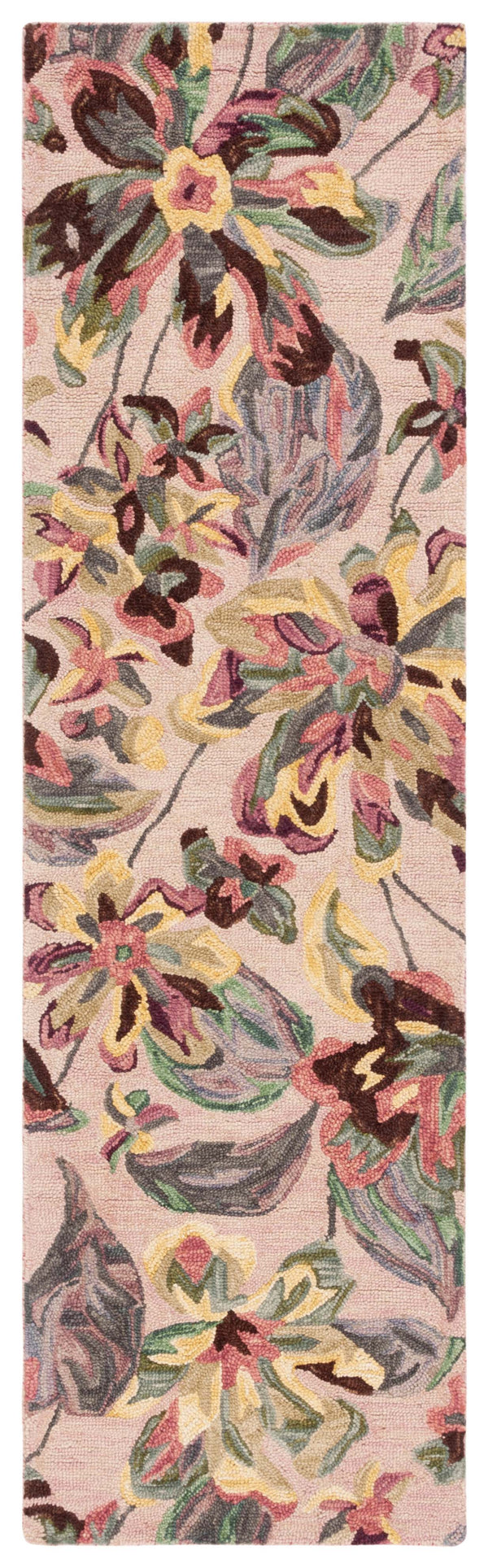Safavieh Blossom 461 Floral Hand Tufted Rug Pink / Gold BLM461U-8