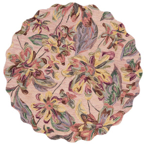 Safavieh Blossom 461 Floral Hand Tufted Rug Pink / Gold BLM461U-5