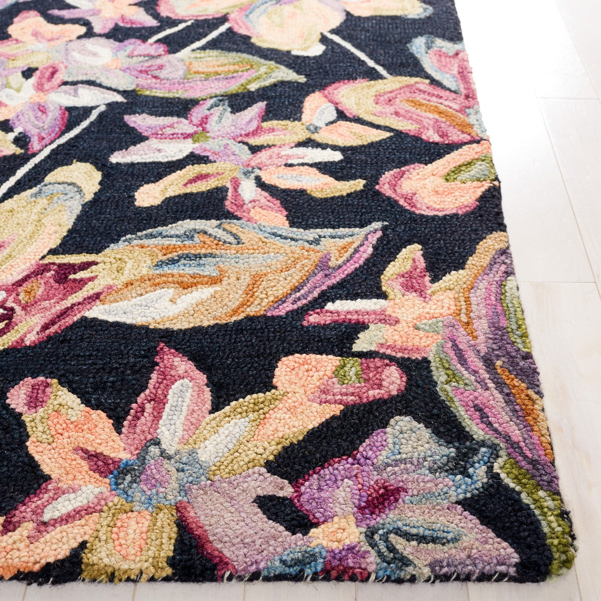 Blossom Hand Tufted Floral Area Rug - Luxurious Wool Blend, Beautifull