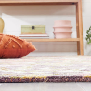 Safavieh Blossom 462 Floral Hand Tufted Rug Purple / Sage BLM462V-8