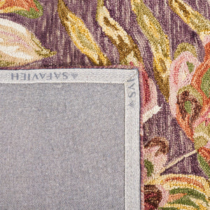 Safavieh Blossom 462 Floral Hand Tufted Rug Purple / Sage BLM462V-8