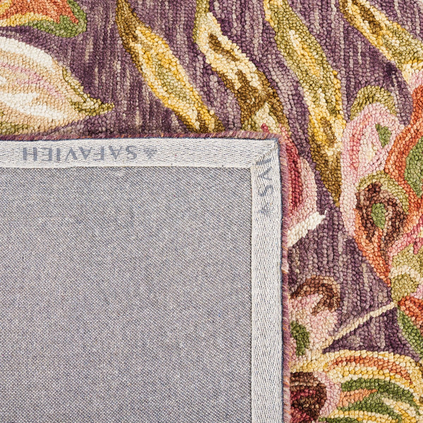 Safavieh Blossom 462 Floral Hand Tufted Rug Purple / Sage BLM462V-8