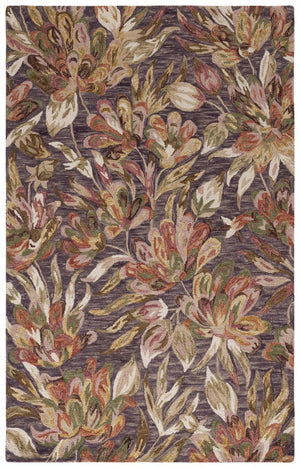 Safavieh Blossom 462 Floral Hand Tufted Rug Purple / Sage BLM462V-8