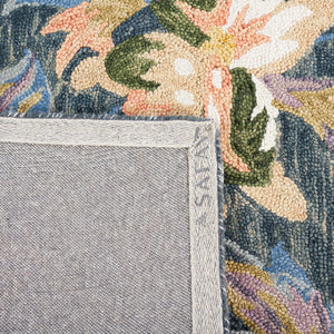 Safavieh Blossom 467 Floral Hand Tufted Rug Grey / Violet BLM467F-8